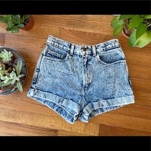 American Apparel Jean Shorts